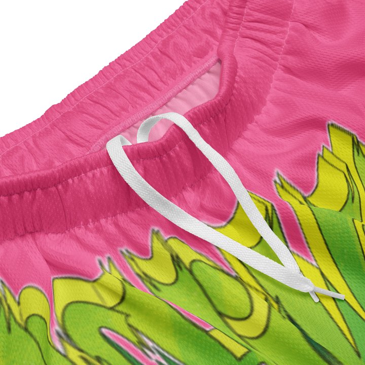 KONNICHIWA - Pink Mesh Shorts (with pockets) product image (2)