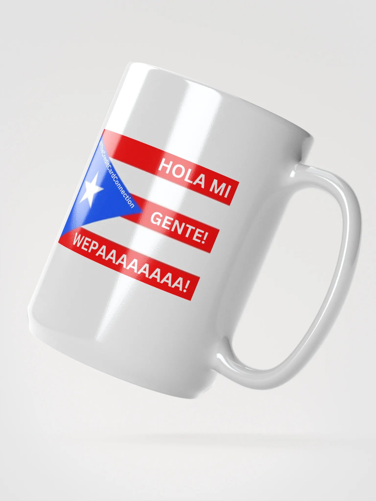 Puerto Rican Flag HOLA MI GENTE! WEPAAAAAAAA! Mug product image (2)