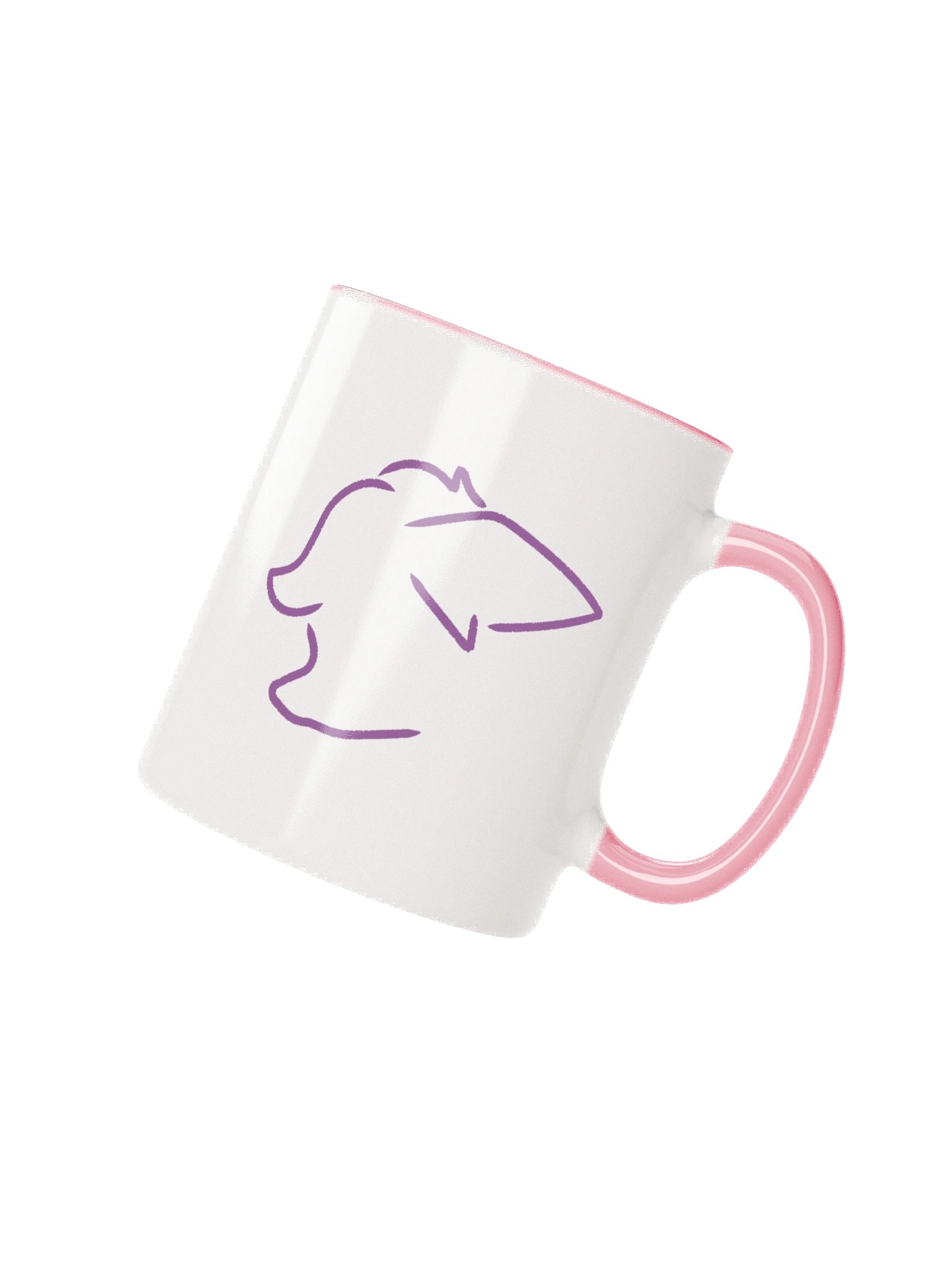 Rayne white & pink mug product image (2)