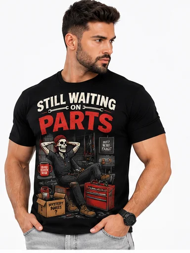 Still Waiting on Parts Mechanic T-Shirt product image (155)