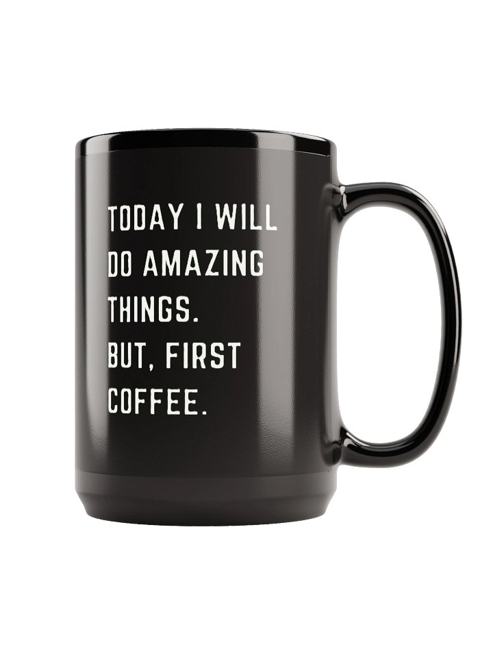 Amazing Things Black Mug product image (1)
