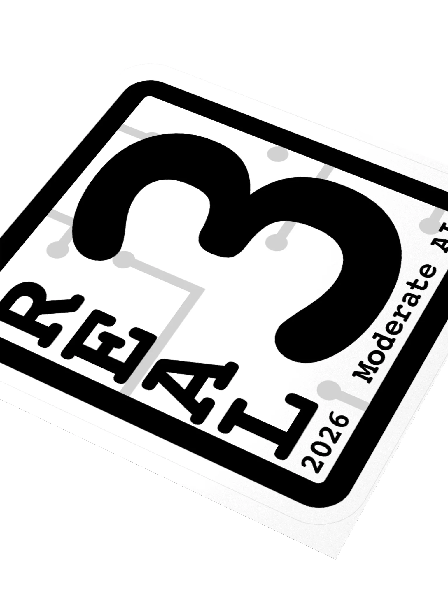 REAL 3 Sticker product image (3)