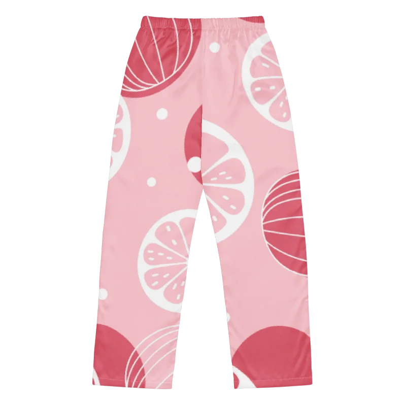 Pink Citrus Slice Pajama Pants product image (3)