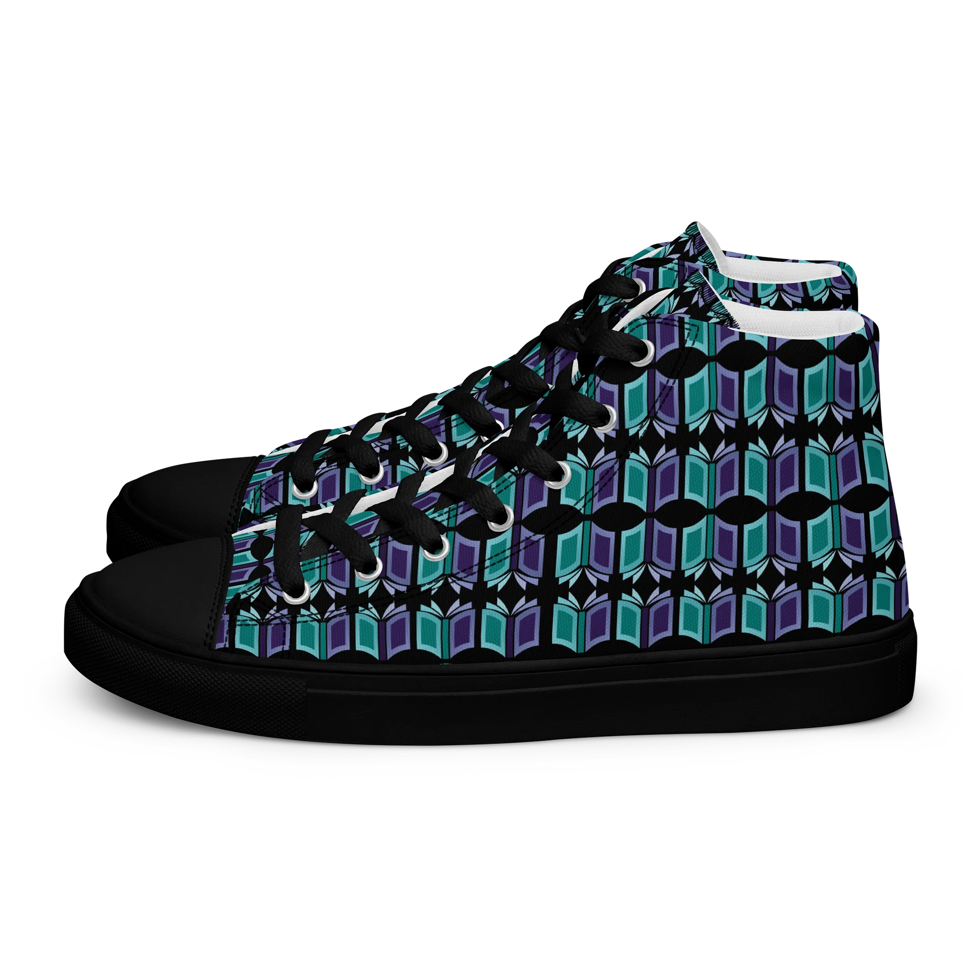 Women's Black High Top Canvas Shoes + One-Time Contribution product image (1)