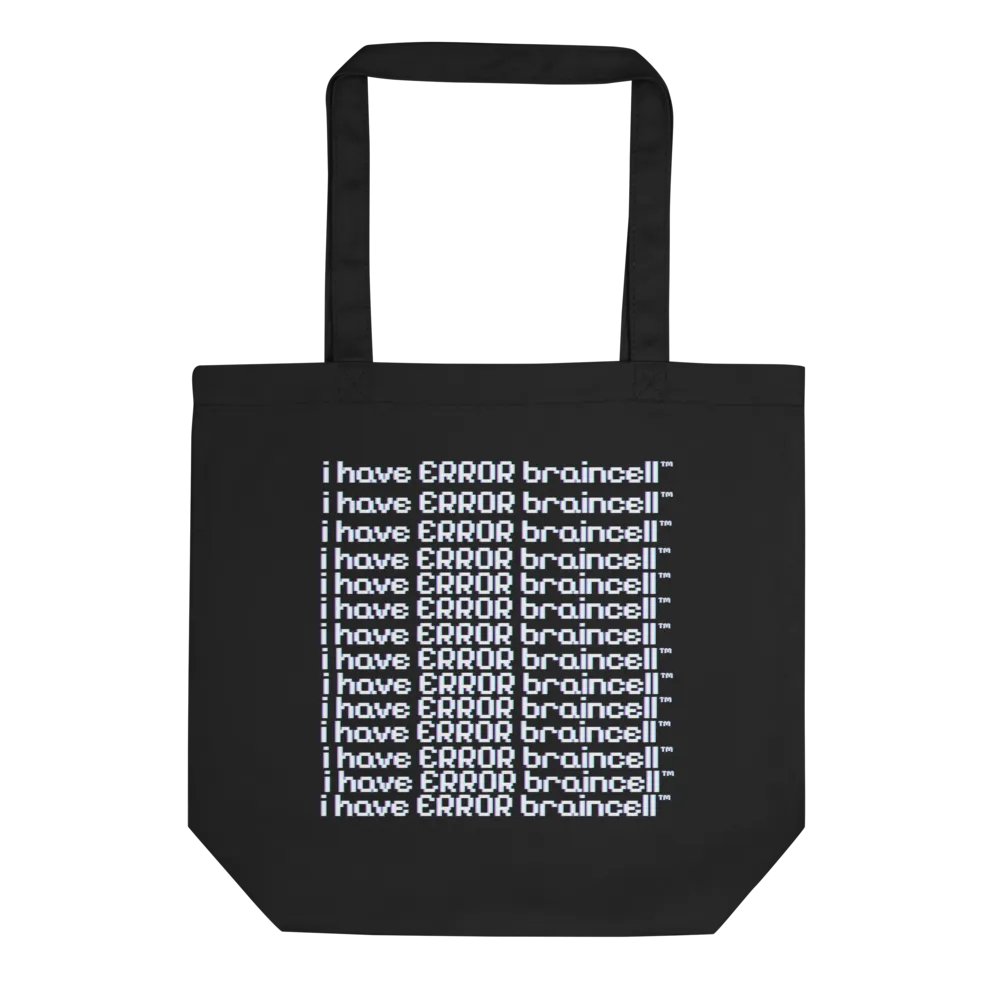 error braincell tote - black product image (1)