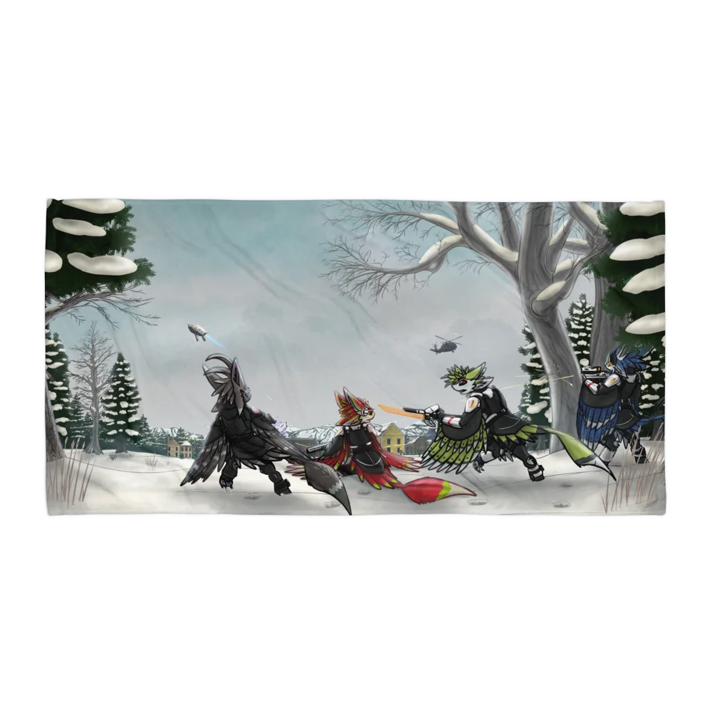 Avali: Final Battle | Earth Invasion Beach Towel product image (1)