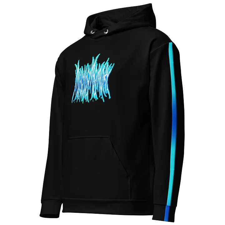 MuscleMem0ry Teal Brushstroke All-Over Hoodie product image (2)