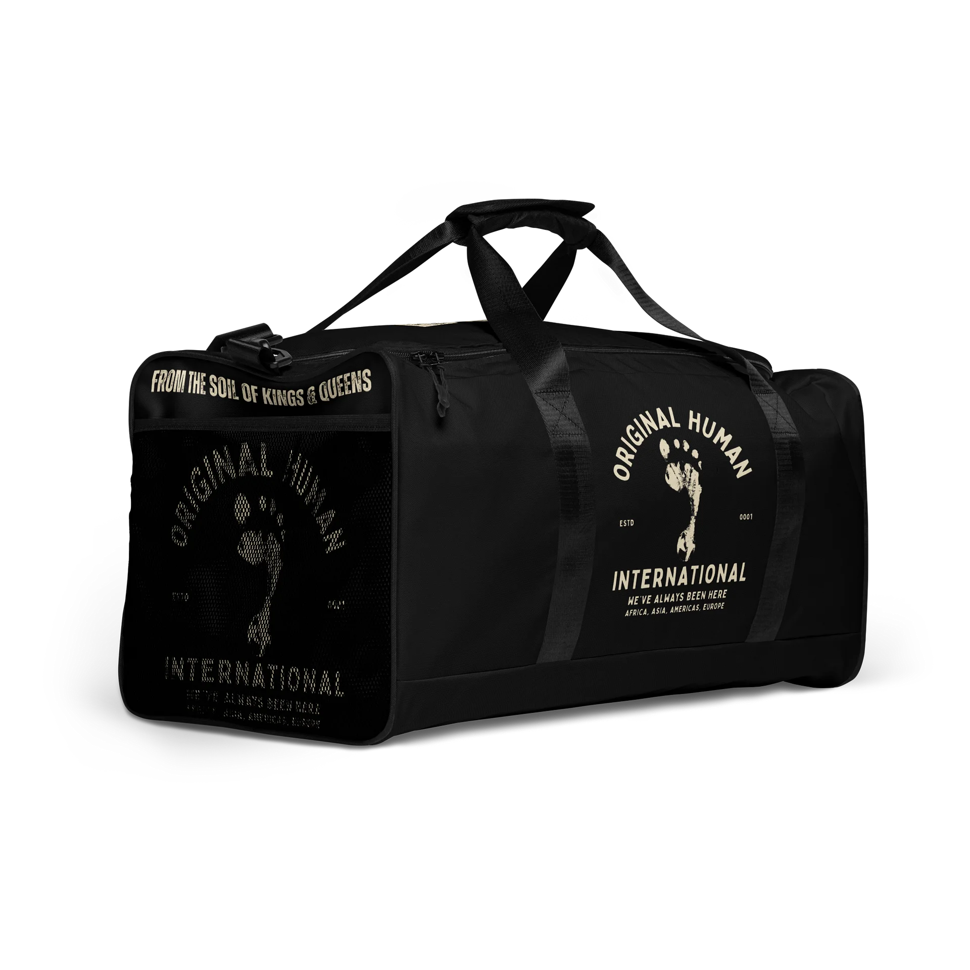 Original Human Gym & Overnight Bag | Footprint | Originology | Black History X product image (2)