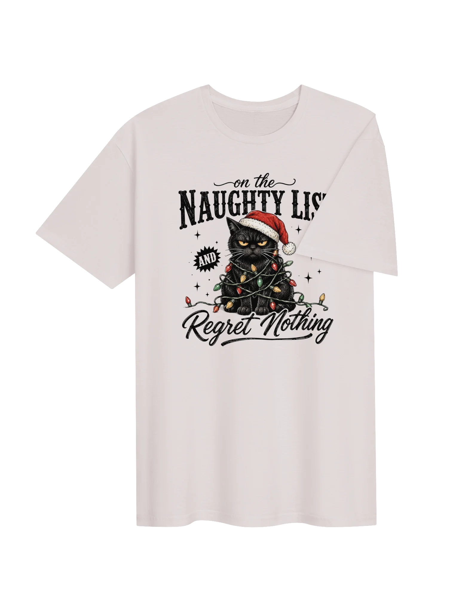 On the Naughty List & Regret Nothing T-Shirt product image (4)