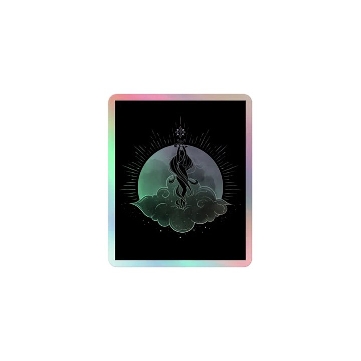 𝖆𝖗𝖎𝖆 holographic sticker product image (1)