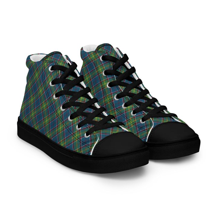 Ayrshire Tartan Men's High Top Shoes product image (1)