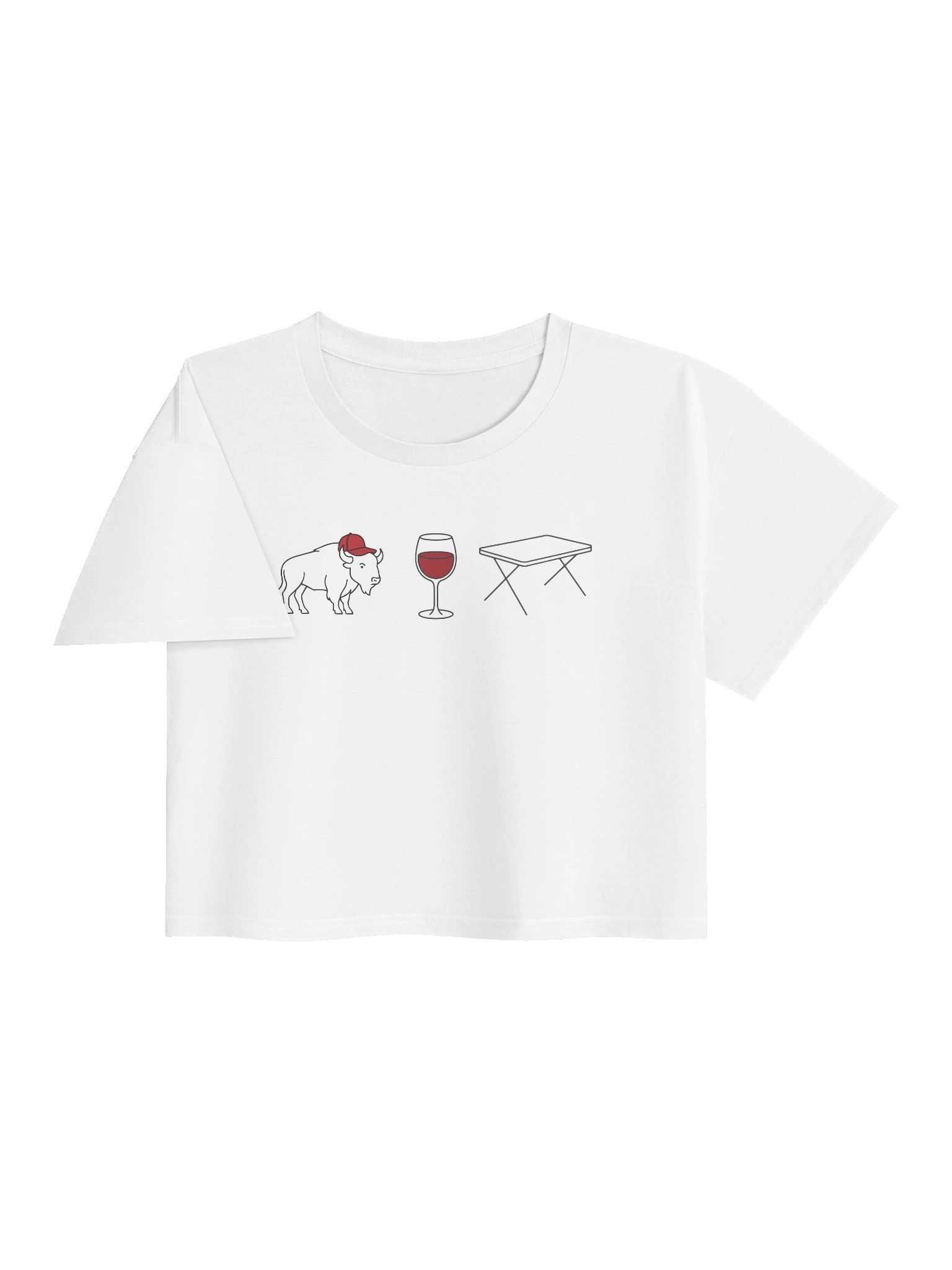Football & Wine Crop Top product image (3)