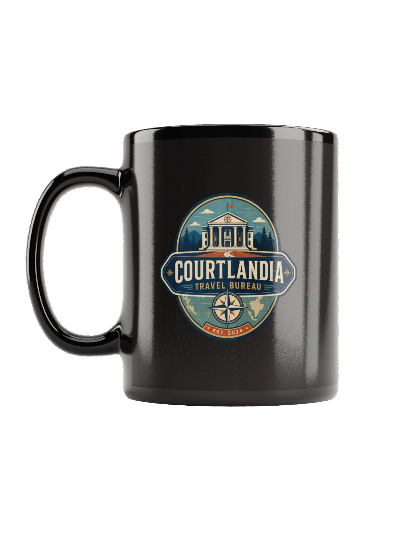 Courtlandia Travel Bureau Coffee Mug product image (3)