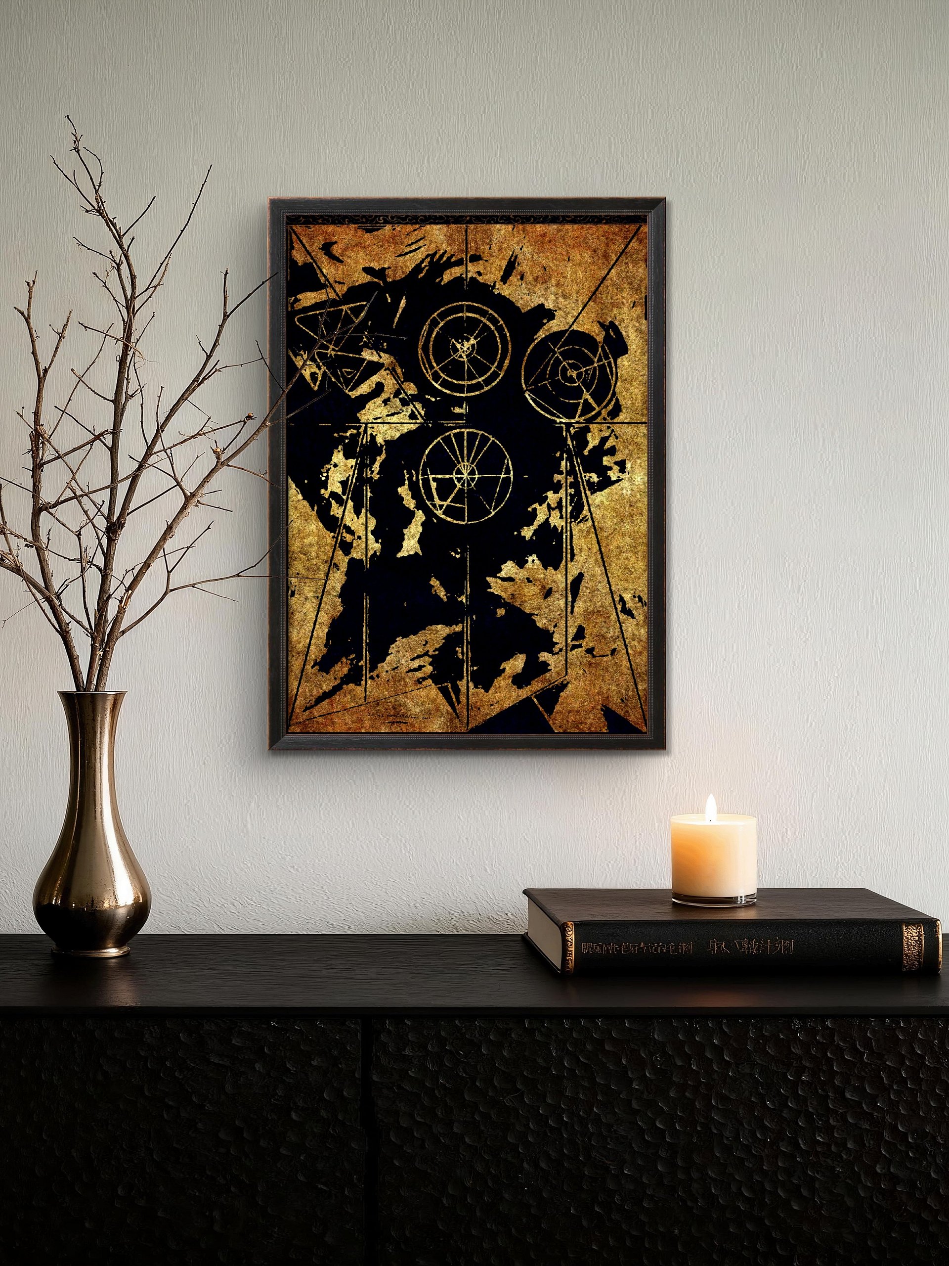 Cosmic Convergence 2026 — Fine Art Print with Frame product image (7)
