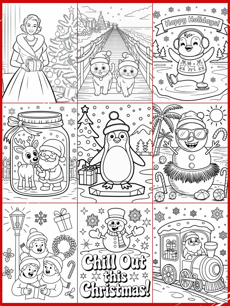 30+ Christmas Coloring Sub-niche Prompts for Ideogram Ai product image (3)