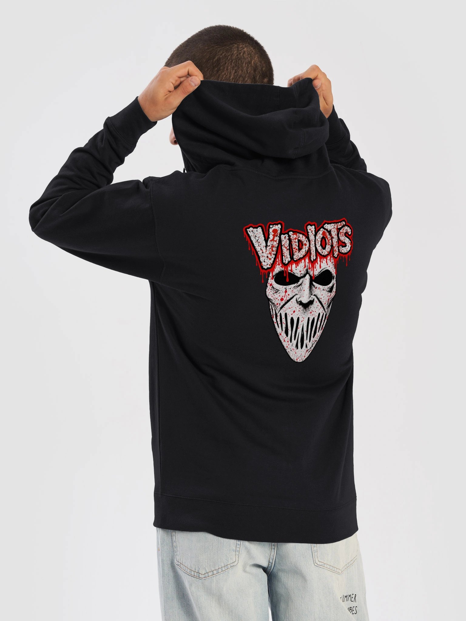 VIDIOTS Horror Zip Hoodie product image (2)
