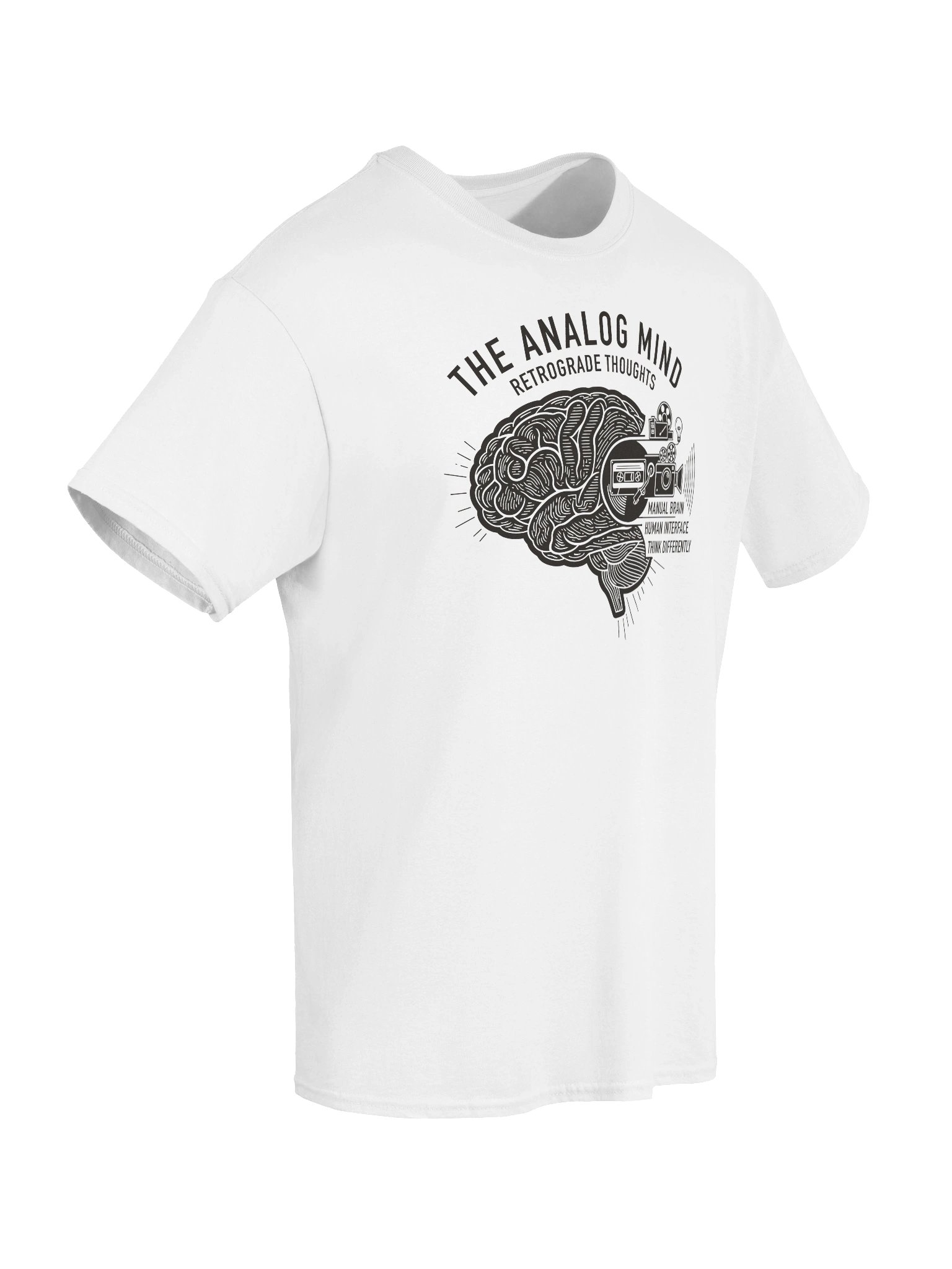 The Analog Mind – Retro Brain Interface T-Shirt product image (69)