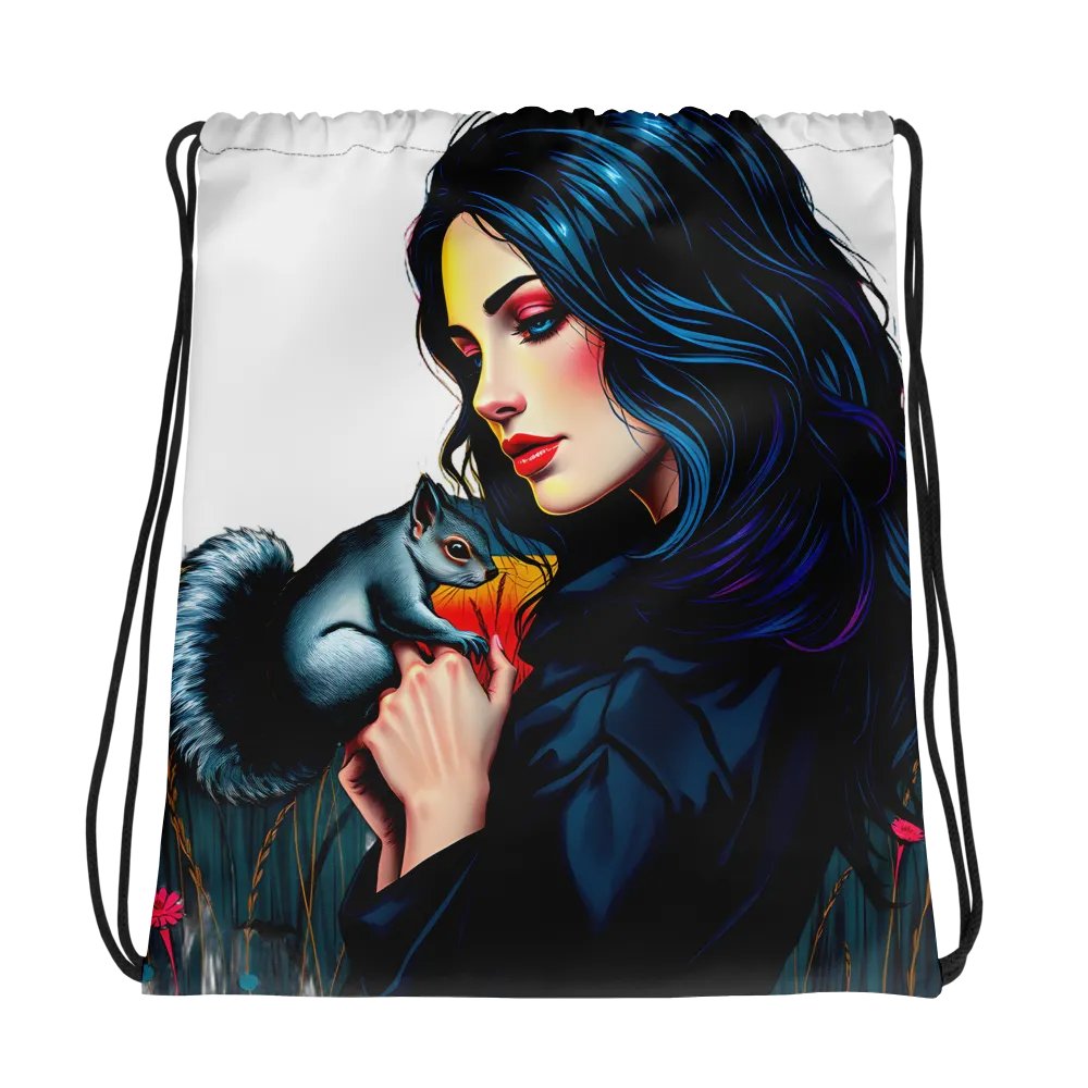 Vivid Nature All-Over Drawstring Bag product image (1)