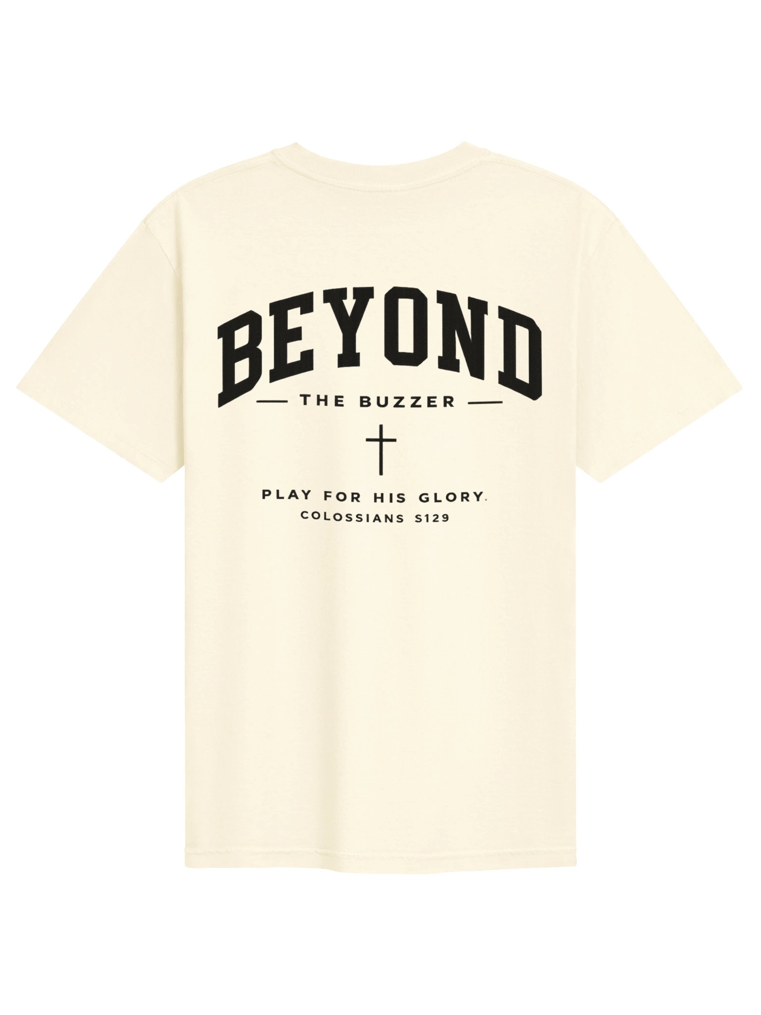 All for Him Basic Off-White Tee product image (2)