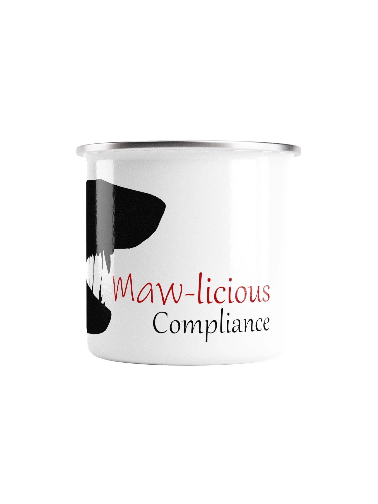 Maw-licious Compliance Enamel Mug product image (2)