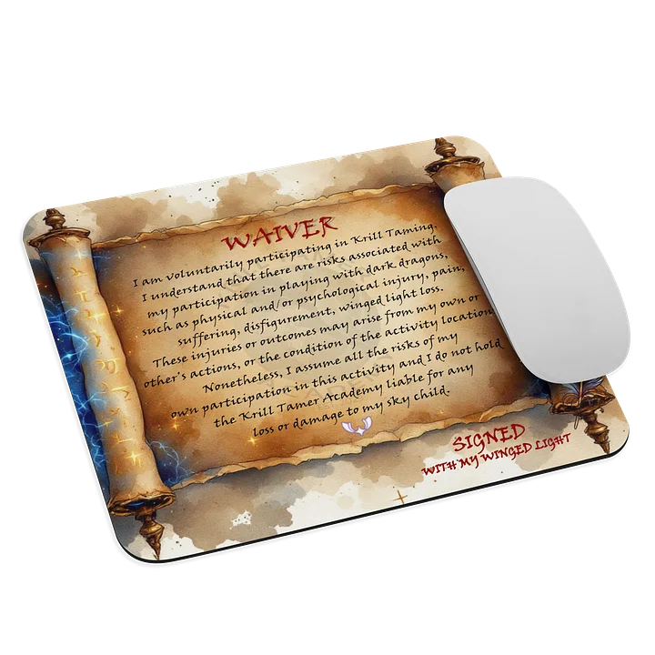 Krill Tamer Academy Waiver Classic Mouse Pad product image (1)
