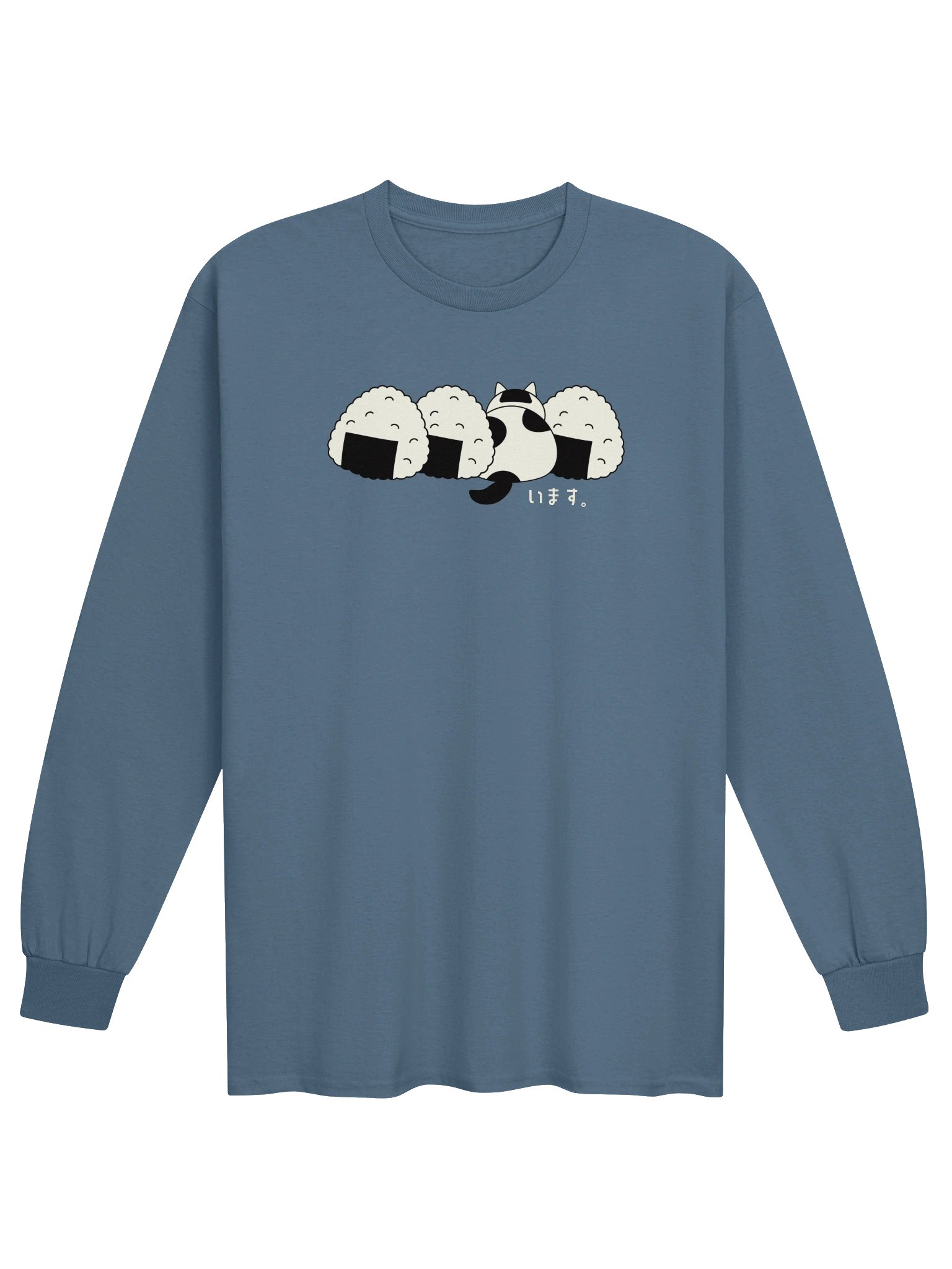 Rice Ball Cat - Unisex Adult Long Sleeve T-shirt product image (1)