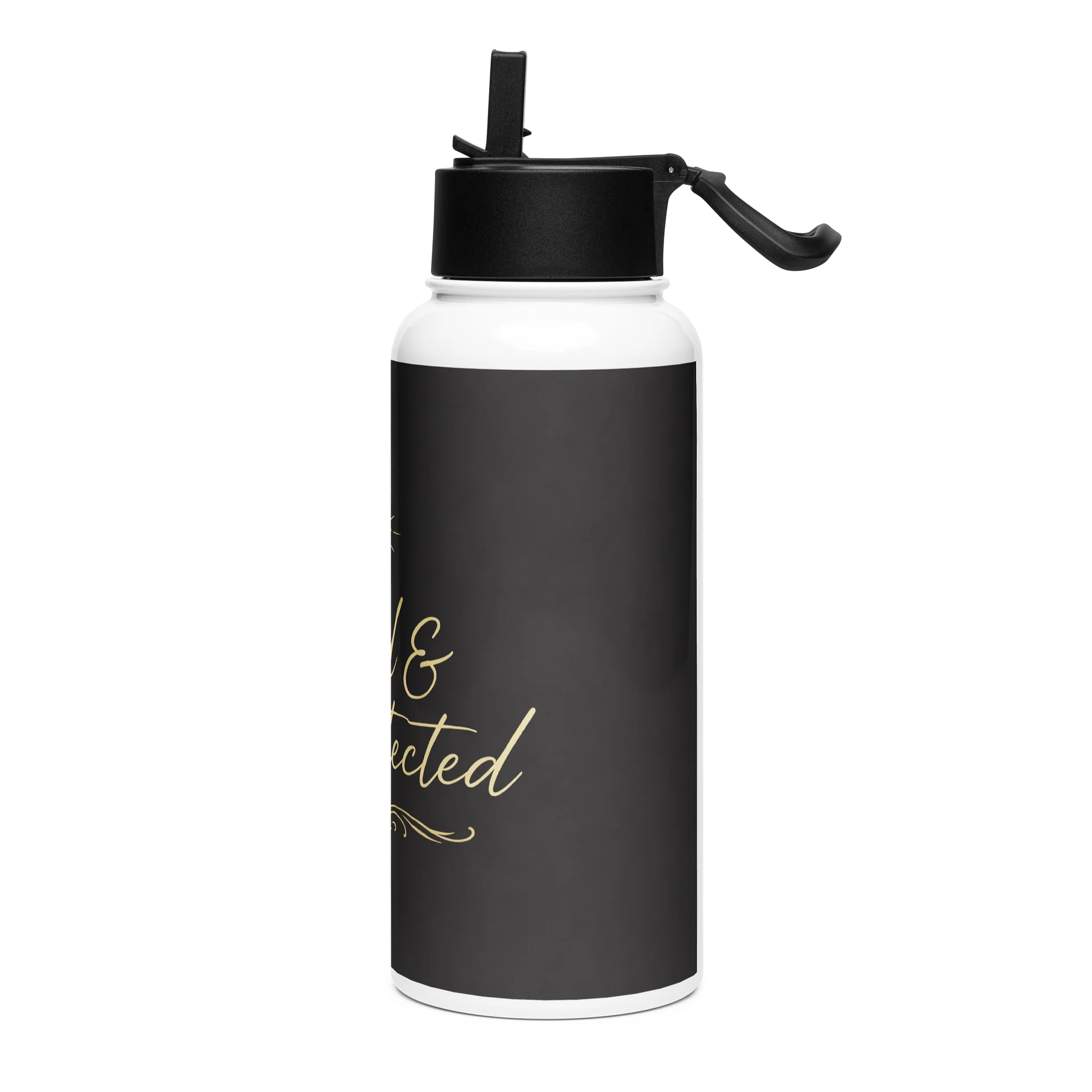 Sacred & Protected Golden Cross Stainless Steel Water Bottle product image (3)
