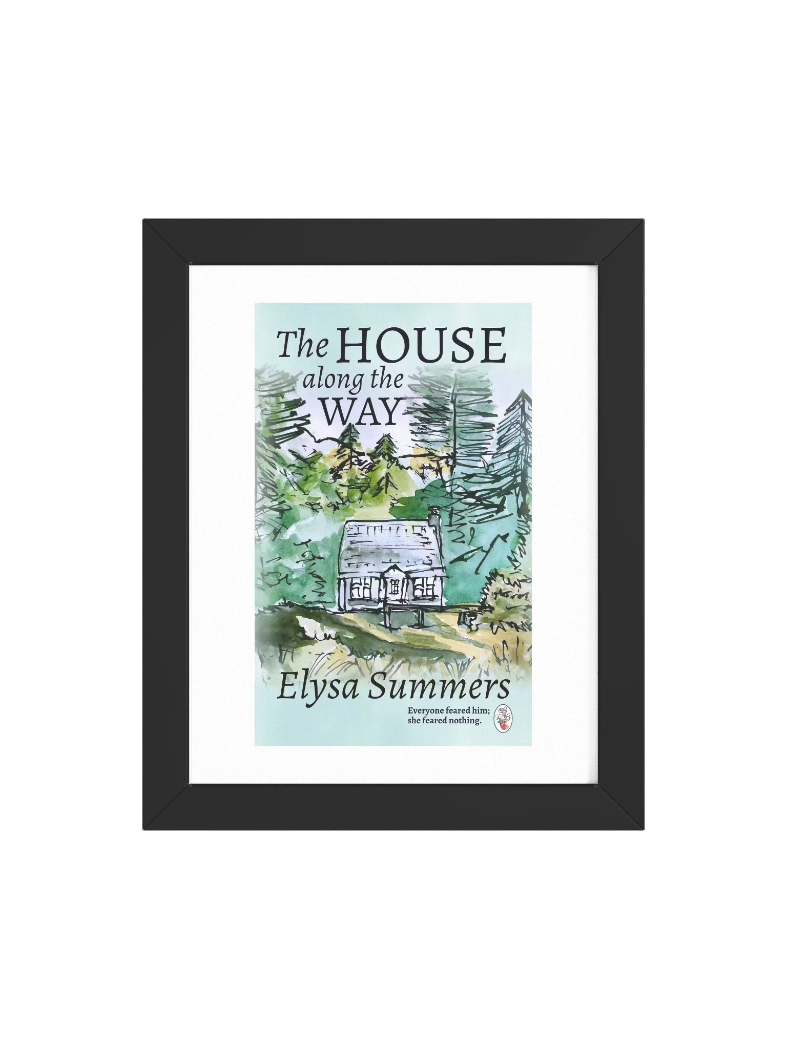 The House Along the Way Framed Cover Print product image (4)