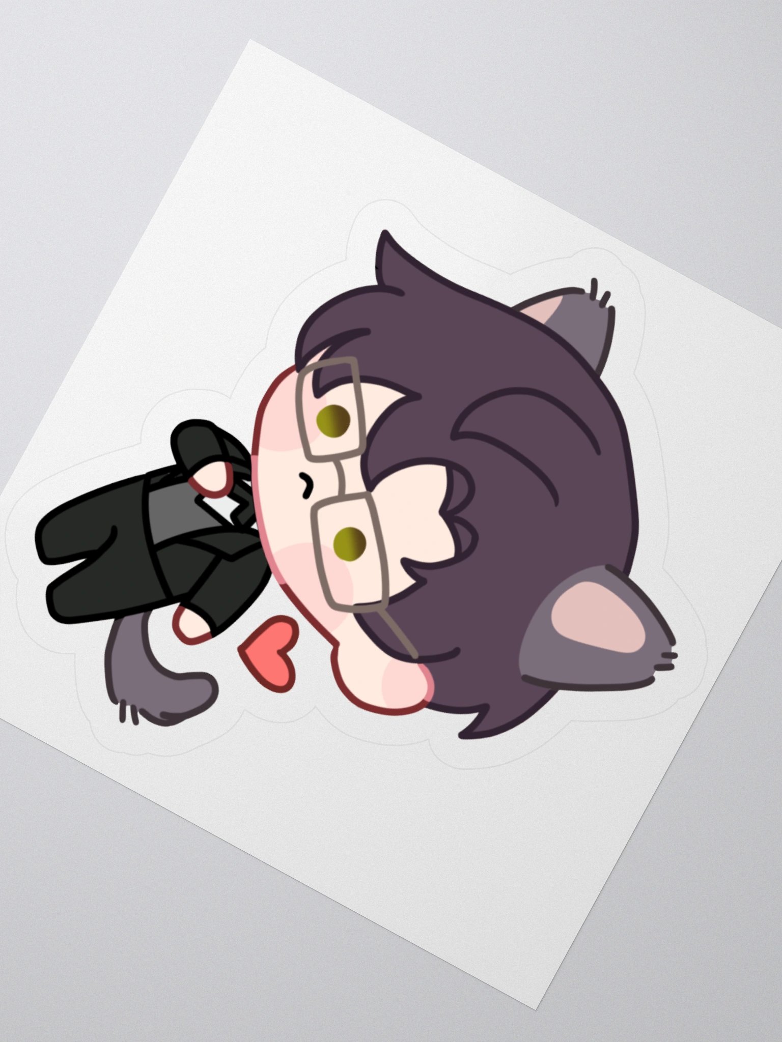 Zayne Suit Cat Chibi Sticker product image (5)