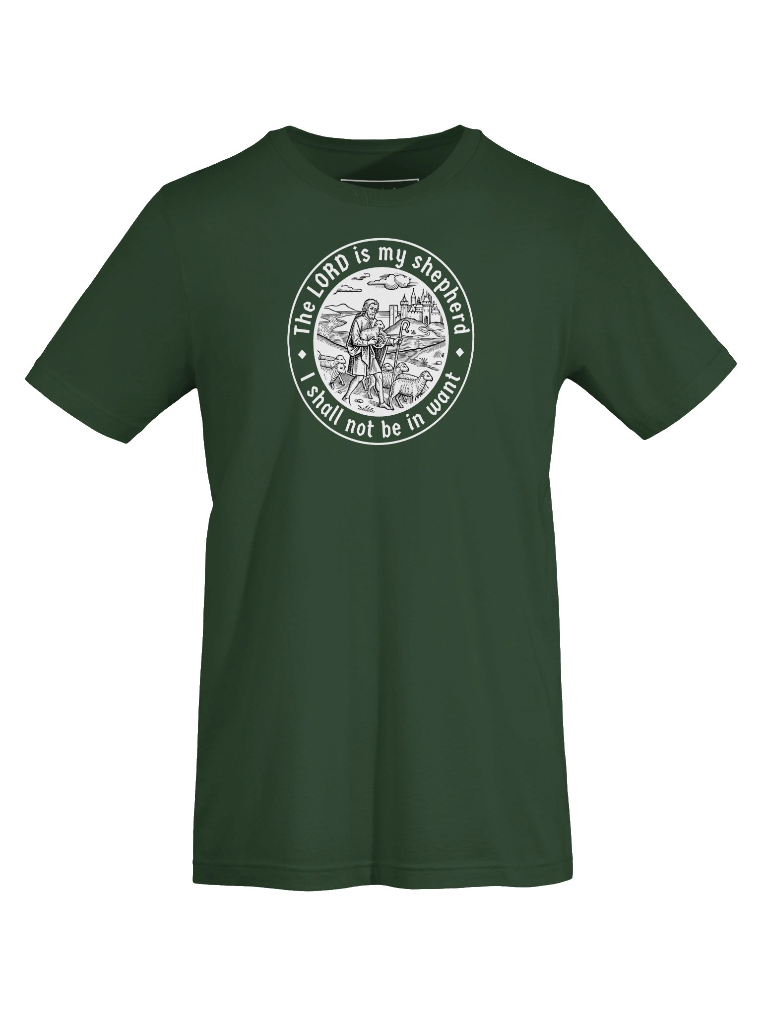T-Shirt with "The LORD is my shepherd" product image (4)