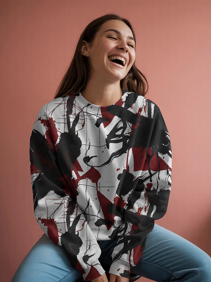 Eco-Chic Unisex All-Over Print Sweatshirt product image (2)