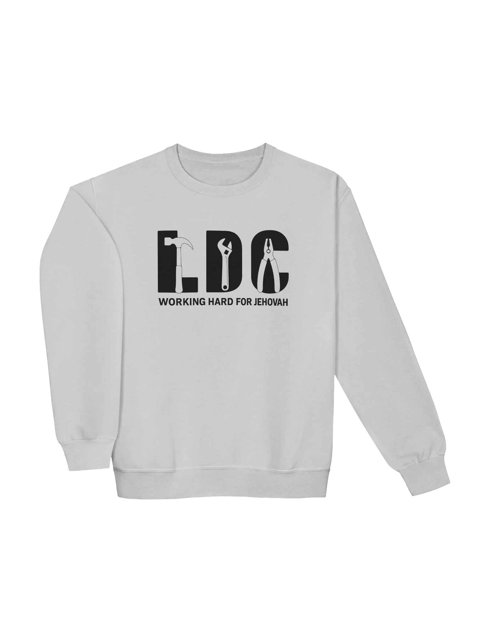 LDC "Working Hard for Jehovah" Crewneck Sweatshirt product image (2)