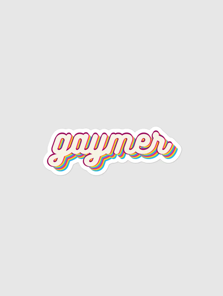 GAYMER STICKER - PANSEXUAL PRIDE product image (1)