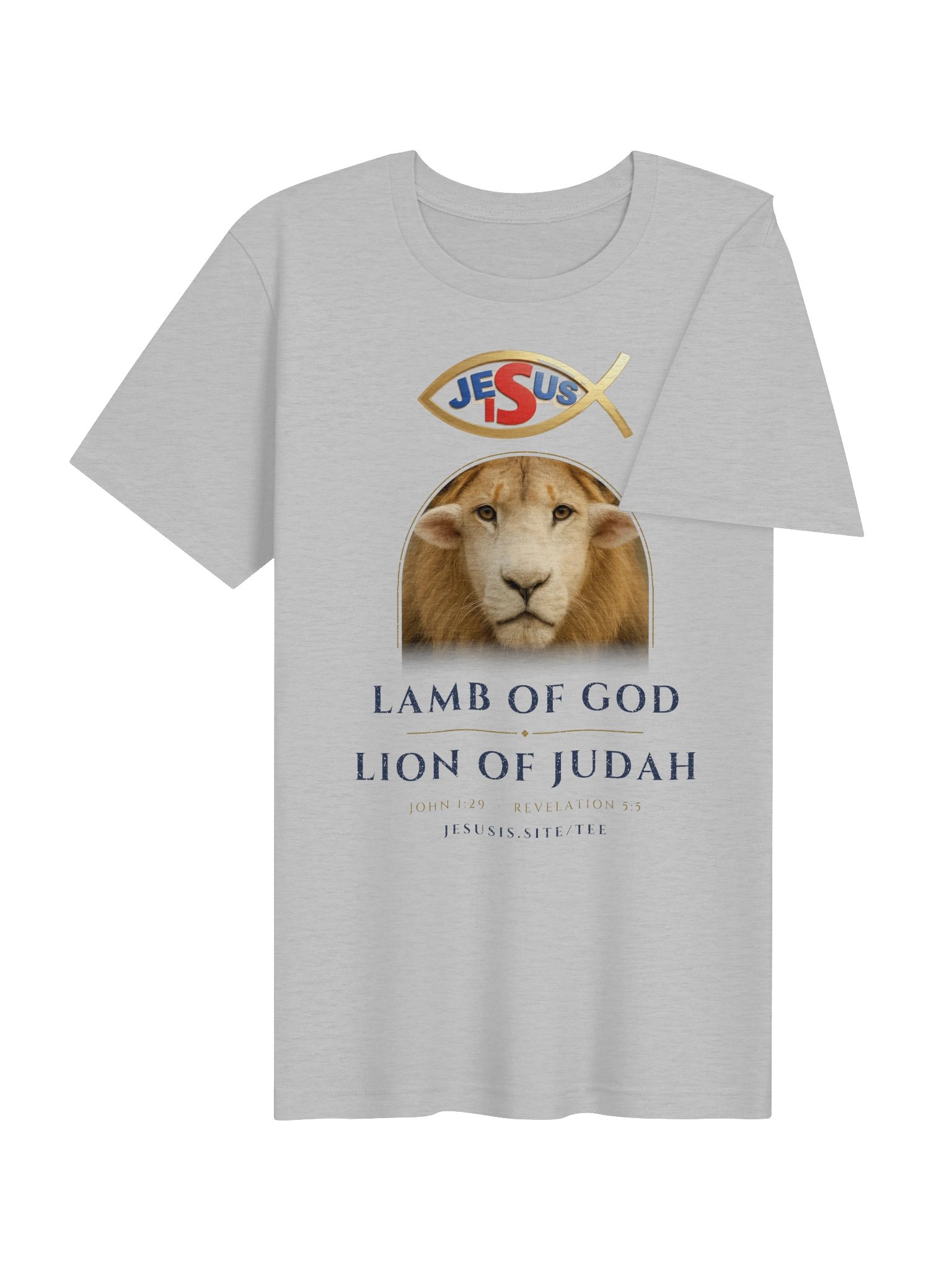 Lamb of God, Lion of Judah | Classic Tee (Light) product image (4)