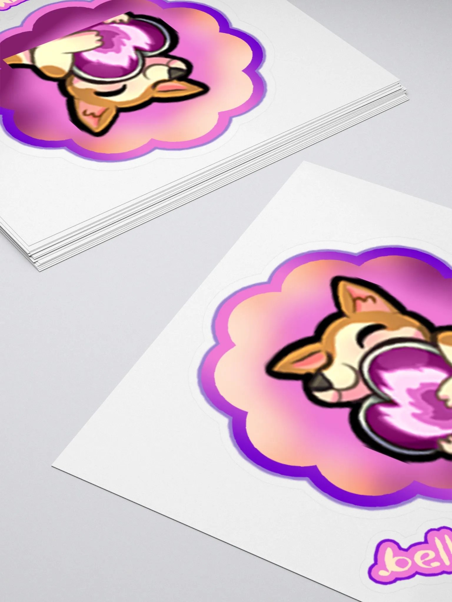 Bella Hug Purple Sticker product image (10)