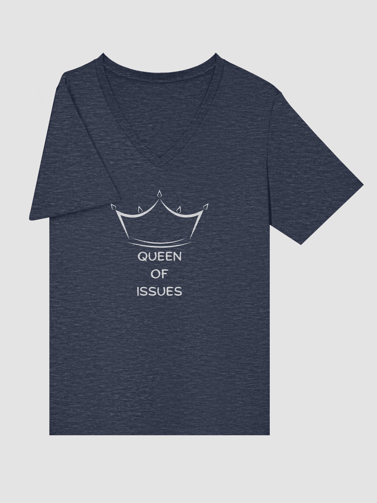 Queen Of Issues Relaxed V-Neck Tee product image (24)