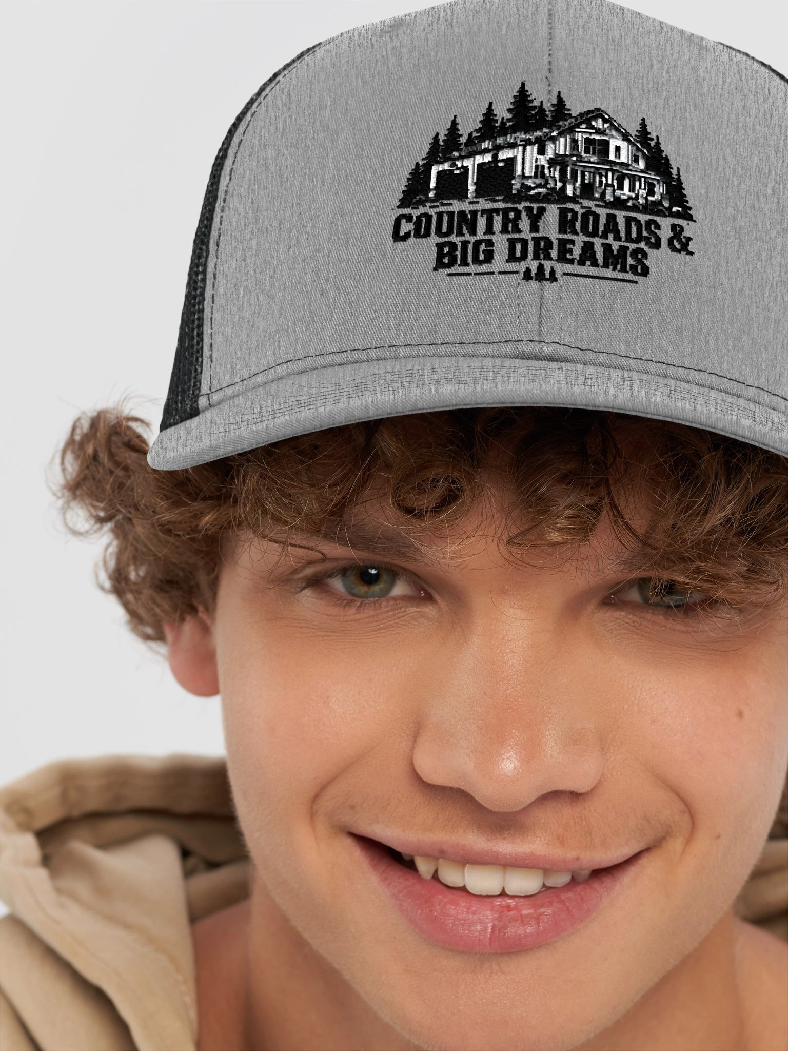 Country Roads & Big Dreams Trucker Hat product image (8)