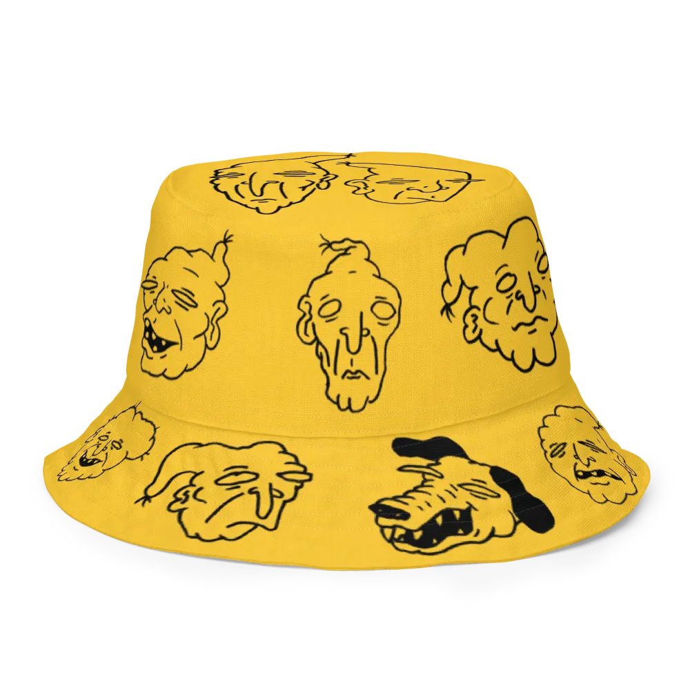 DOODLE BUCKET (YELLOW REVERSABLE) product image (1)