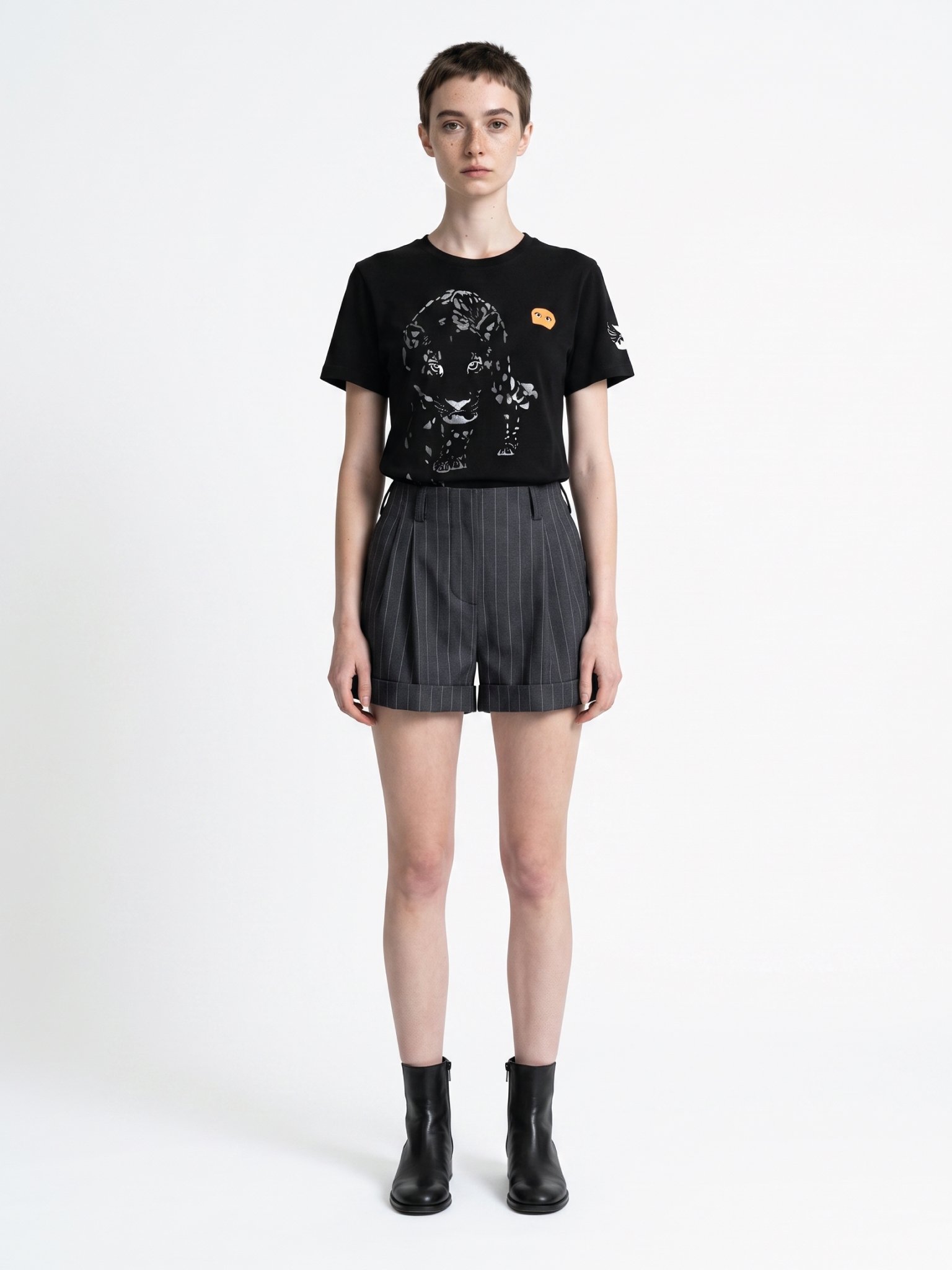 The Silent Observer Oversized Tee Black product image (3)