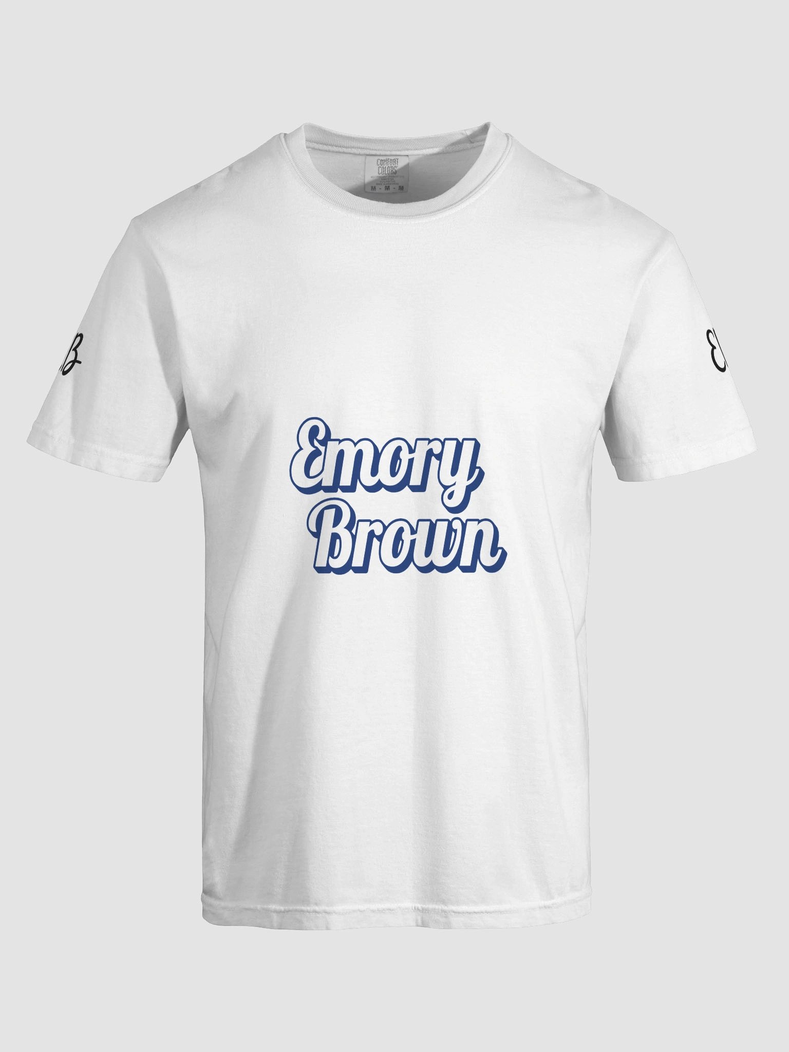 Emory Brown Outlined T-Shirt product image (85)