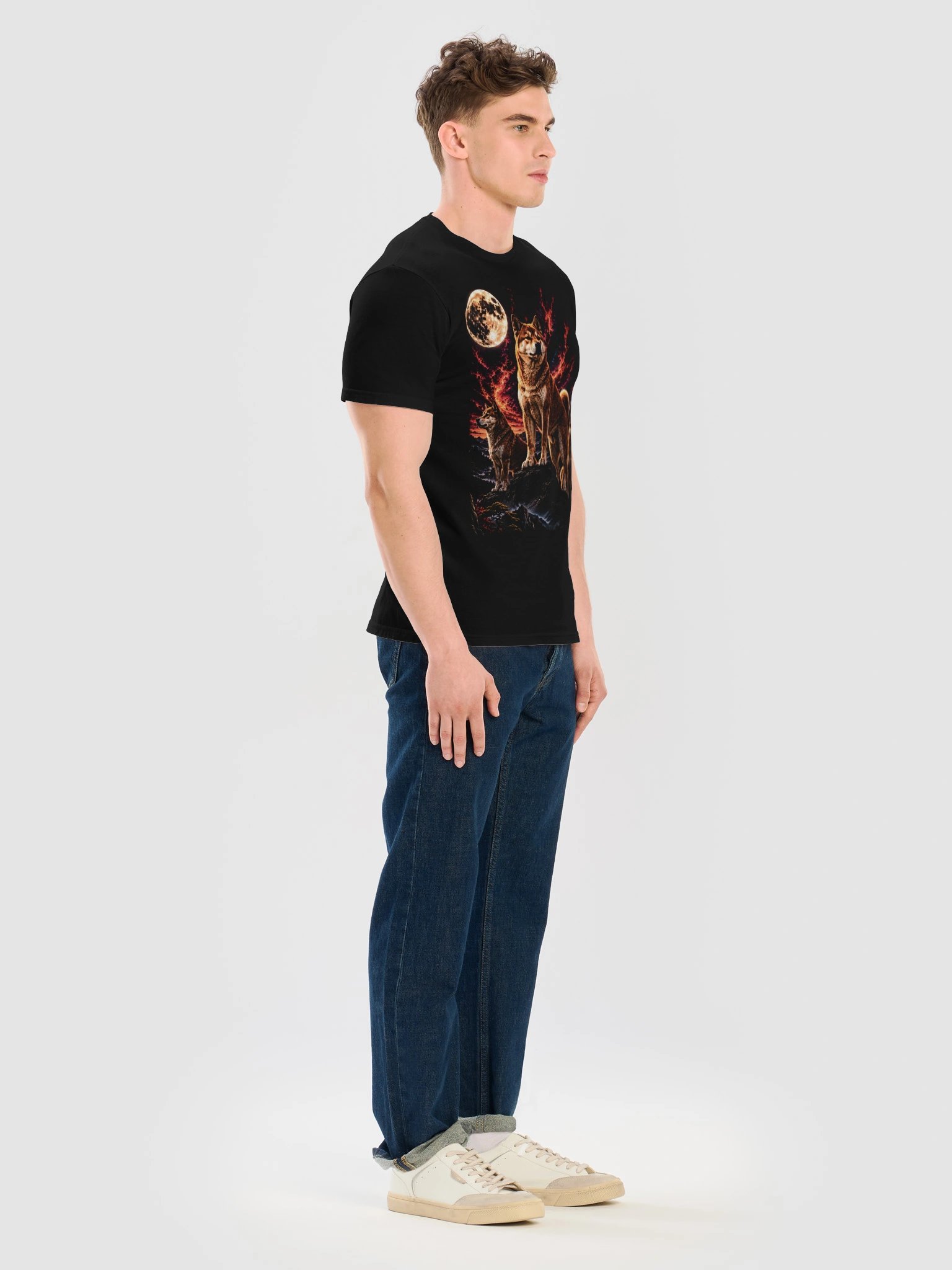 Shiba Inu Howling Moon Tshirt | Unexpected Legends Shirt product image (8)