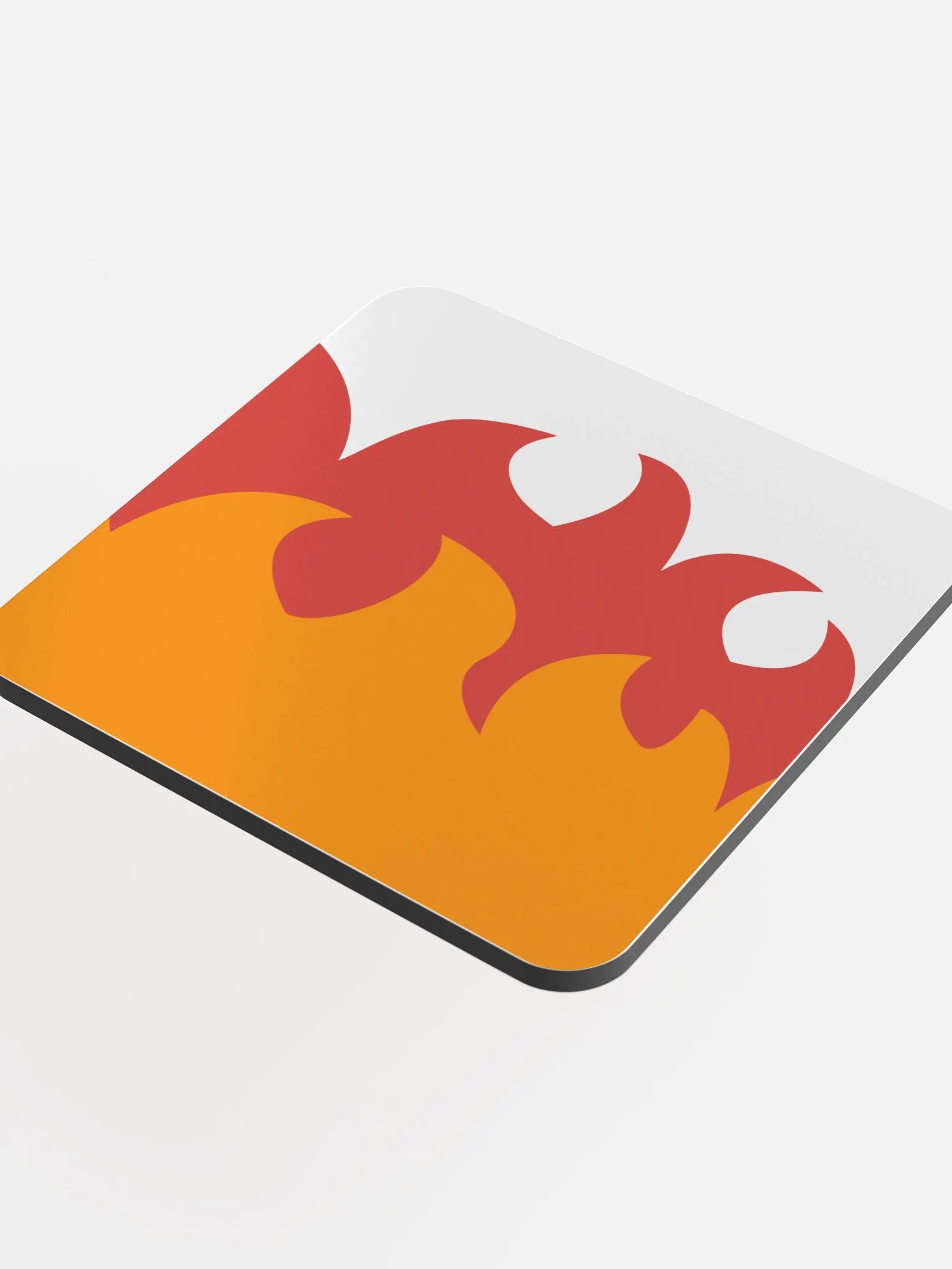 Fires of Heck Glossed Cork Coaster product image (4)
