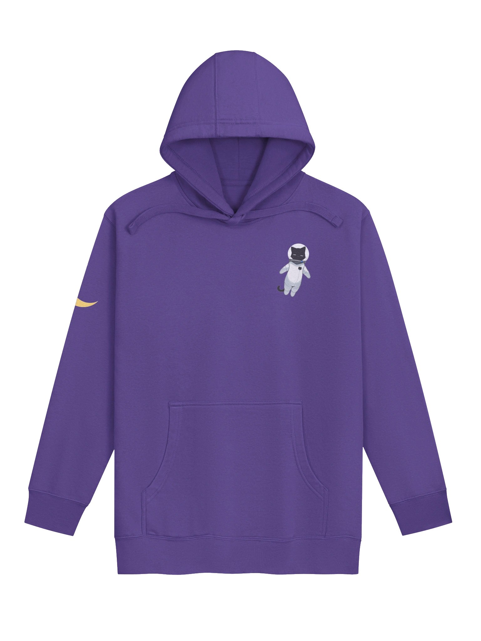 Sleepy Space Kitty Pullover Hoodie product image (2)