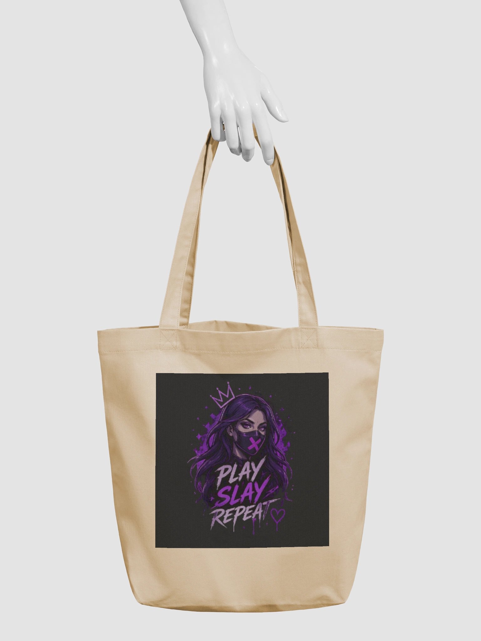 Royal Rebel Play + Slay Eco Tote Bag product image (3)