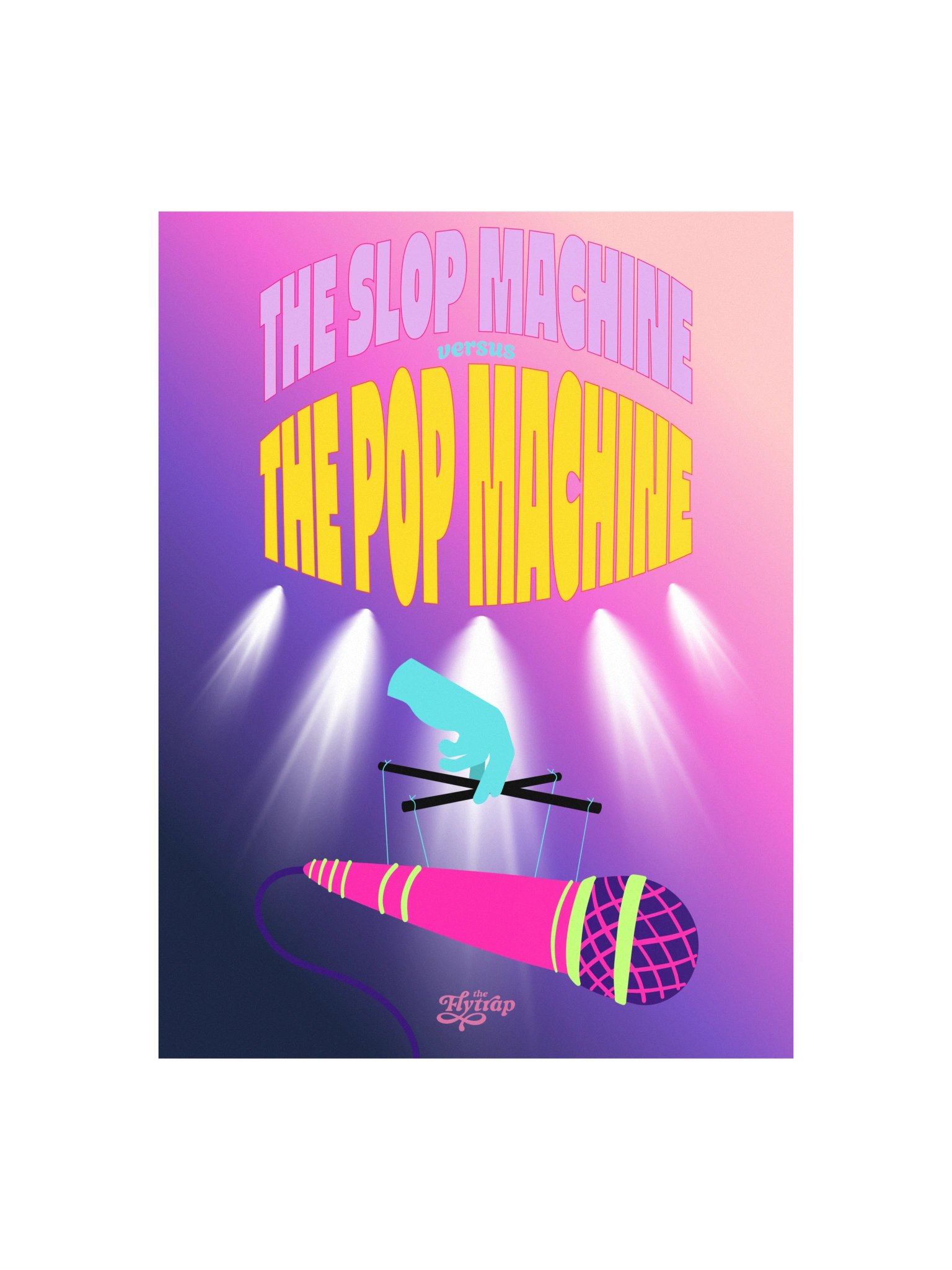 The Slop Machine vs The Pop Machine 12" x 16" Poster product image (1)