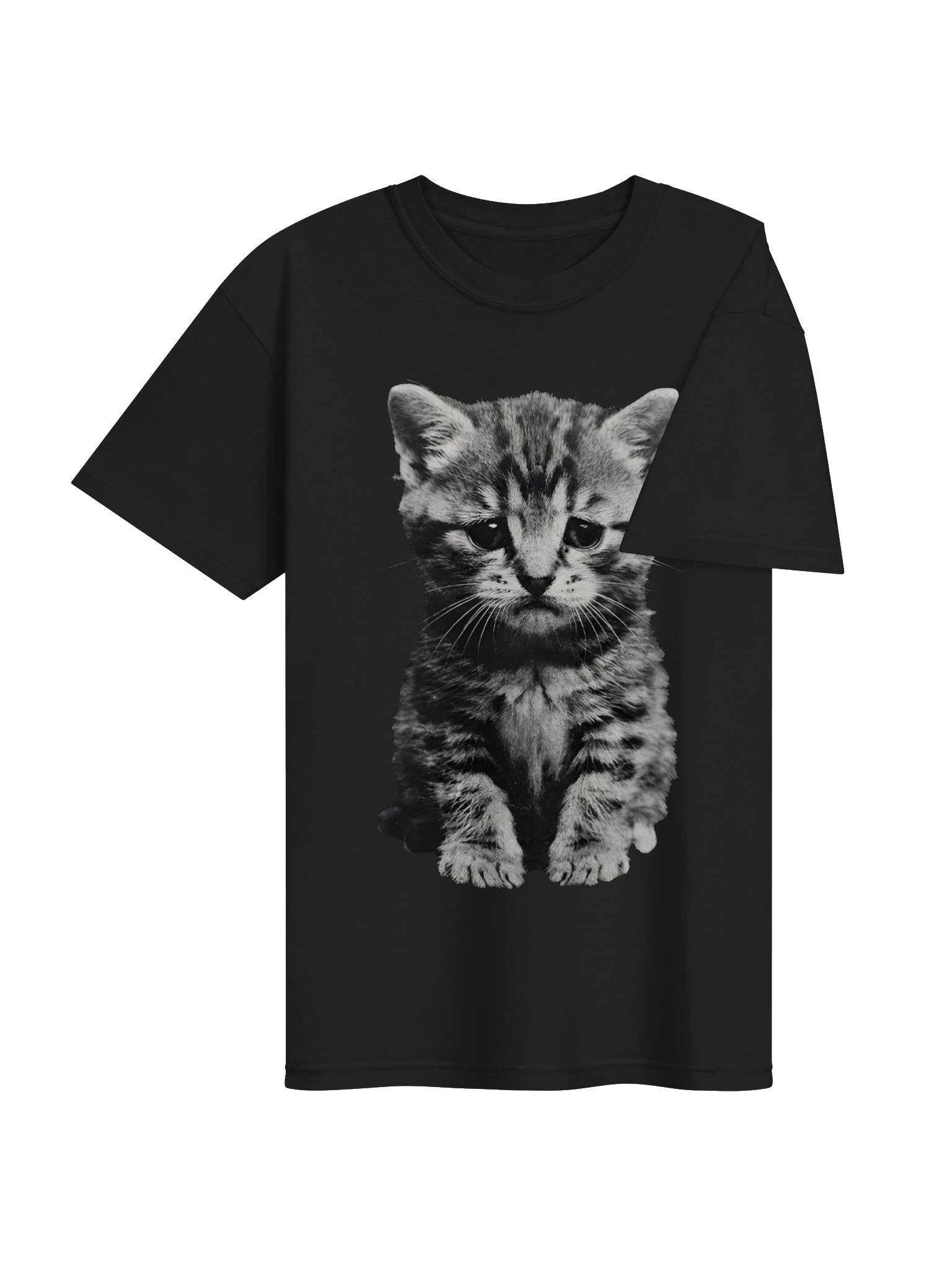 Serious Tabby Kitten Tee product image (4)