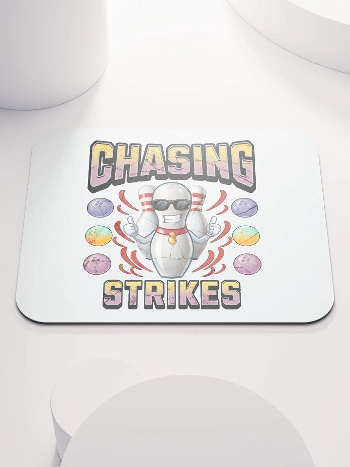 Chasing Strikes Bowling Zone Mouse Pad product image (1)