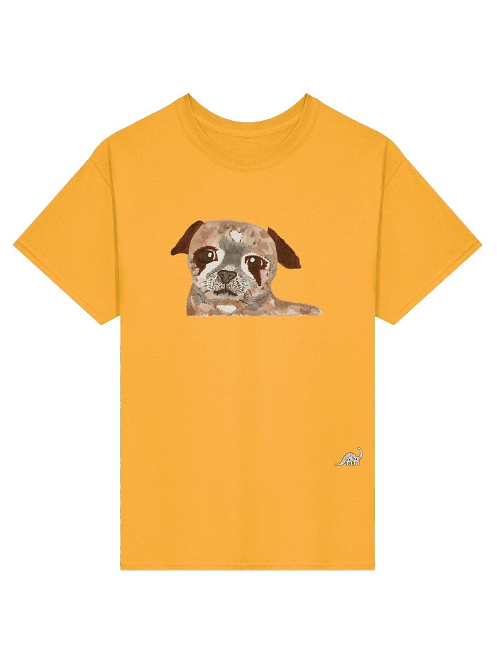 Pug Watercolour Heavyweight T-Shirt product image (1)
