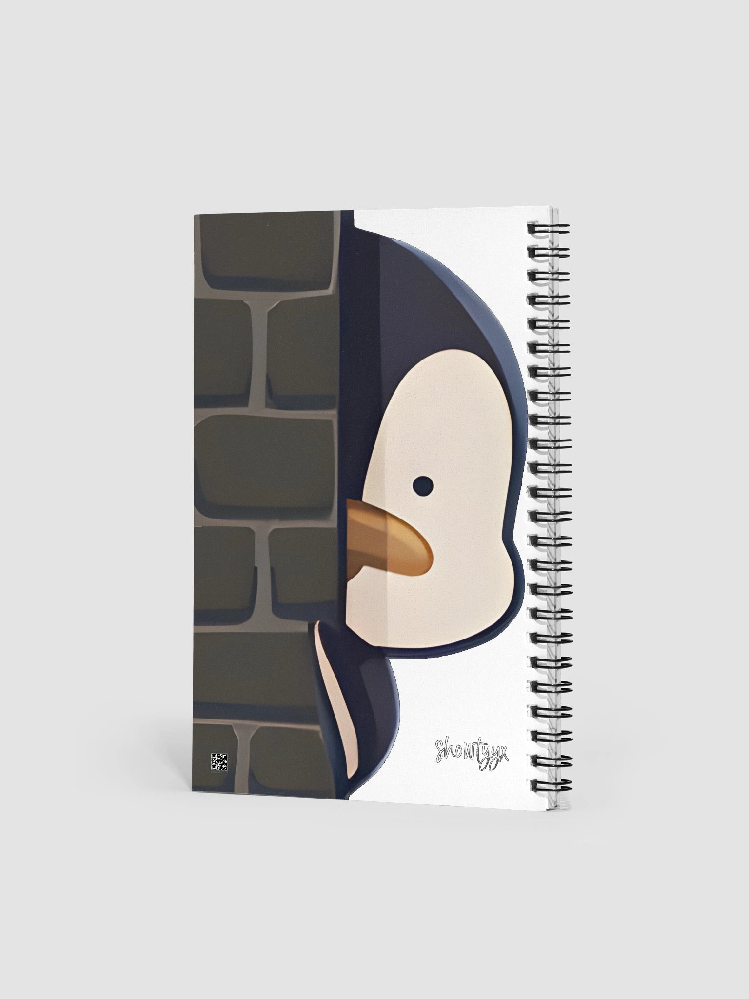 Copy of Snow Penguin Spiral Notebook product image (2)