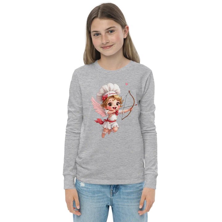 Love Conquers Cherub Youth Long Sleeve Tee product image (4)